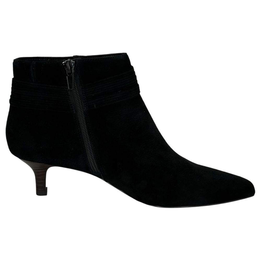 Bella Vita Jani Black Suede Leather Womens Booties Size 9N - Picture 6 of 11